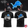 Coach Dan Campbell wearing Detroit Lions Anti-fragile It Takes More T-Shirt front and back view