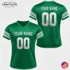 Forest Green Glitter Football Jersey - Custom Name & Number