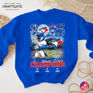 2025 Blue Jays World Series Champions 2D T-Shirt