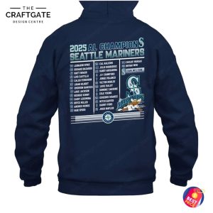2025 World Series Seattle Mariners 2 Side T-Shirt
