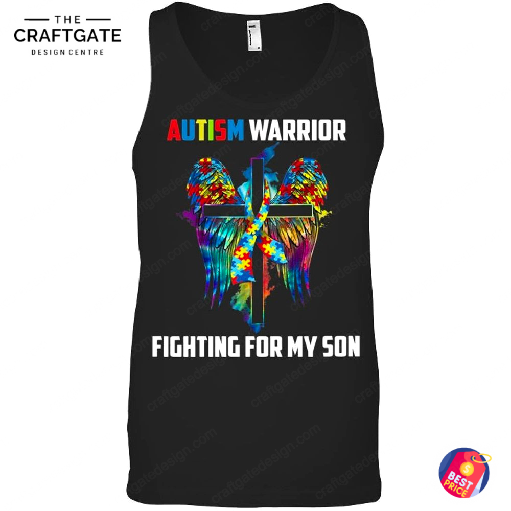 autism-warrior-fighting-for-my-son-t-shirt-4.jpg Autism Warrior Fighting For My Son T Shirt 4