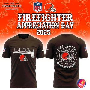 Cleveland Browns 2025 Firefighter Application Day Hoodie