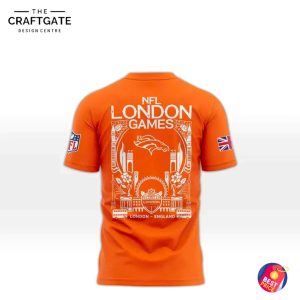 Denver Broncos 2025 NFL London Game 3D T-Shirt