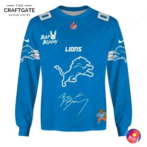 Detroit Lions x Bad Bunny 2026 Super Bowl Hoodie