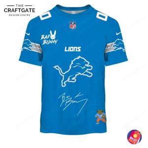 Detroit Lions x Bad Bunny 2026 Super Bowl Hoodie