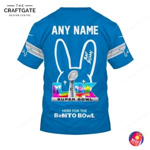 Detroit Lions x Bad Bunny 2026 Super Bowl Hoodie
