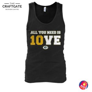 Green Bay Packers All You Need Is LOVE T-Shirt