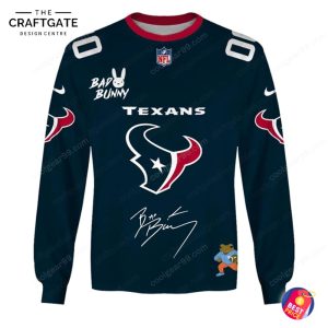 Houston Texans x Bad Bunny 2026 Super Bowl Hoodie