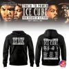 Front and back of the Ice Cube tour hoodie below the official "Truth To Power" tour poster graphic featuring photos of the artist.