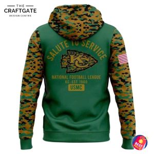 Kansas City Chiefs 2025 NFL Salute to Service Marines 250 Limited Edition Hoodie