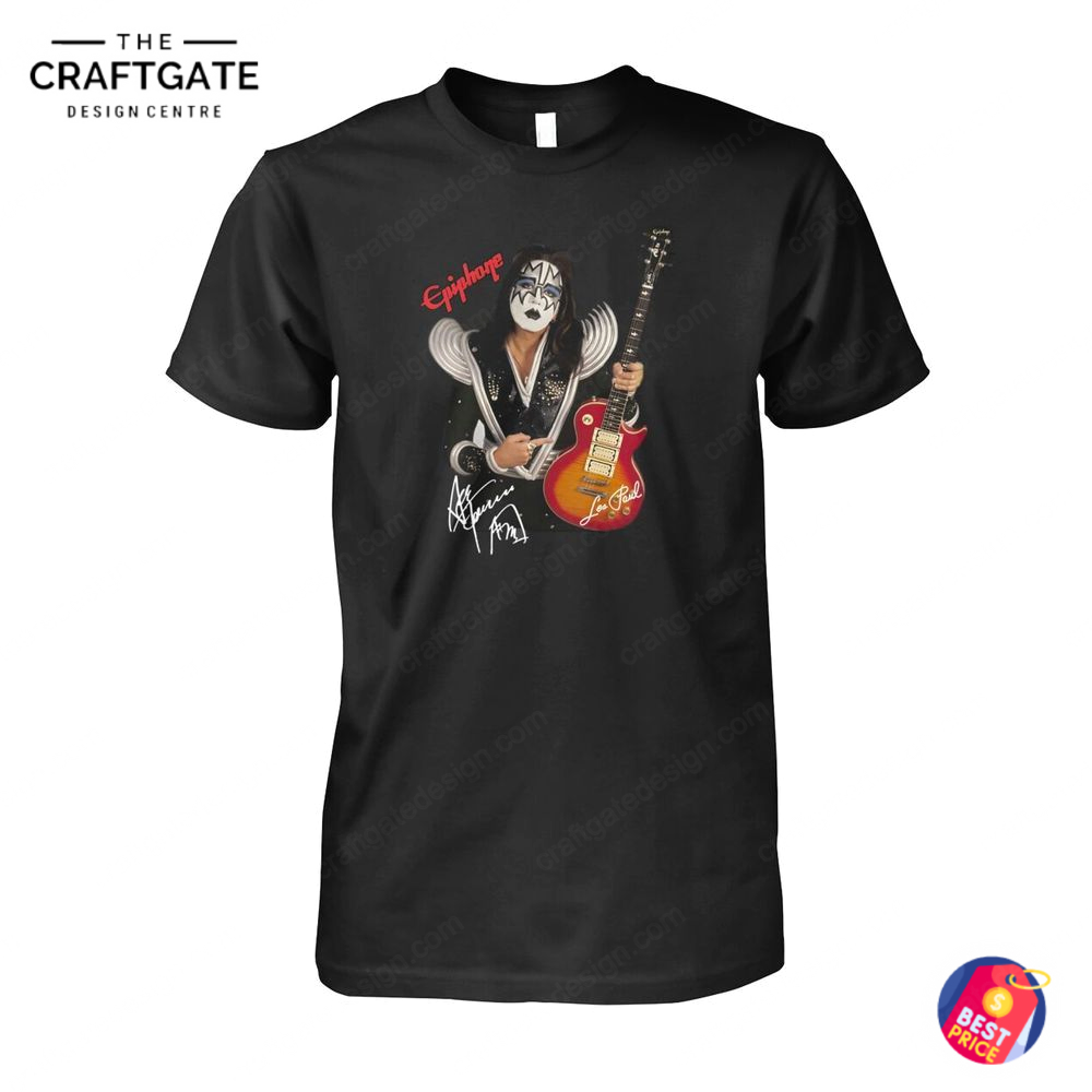 kiss-musician-ace-frehley-with-his-epiphone-t-shirt-1.jpg Kiss Musician Ace Frehley With His Epiphone T Shirt 1