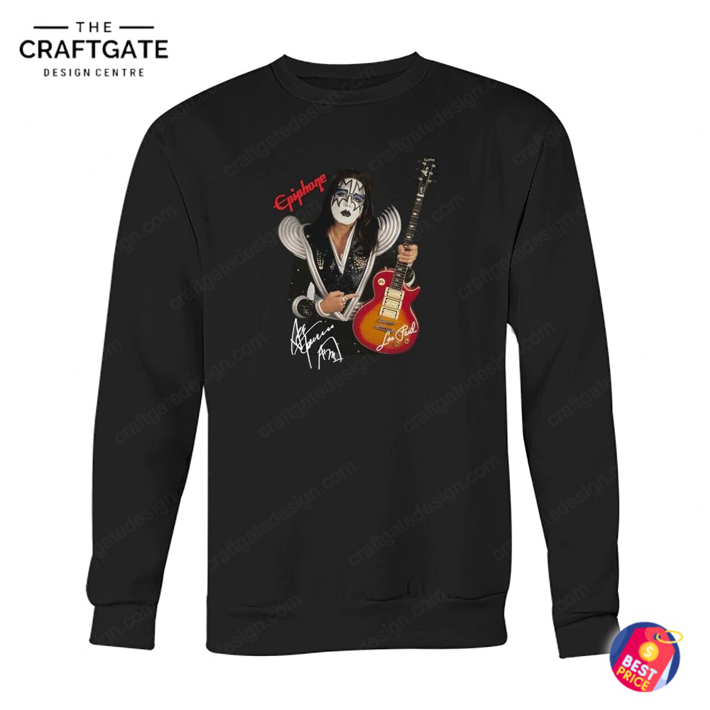 kiss-musician-ace-frehley-with-his-epiphone-t-shirt-2.jpg Kiss Musician Ace Frehley With His Epiphone T Shirt 2