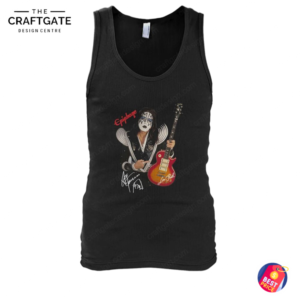 kiss-musician-ace-frehley-with-his-epiphone-t-shirt-5.jpg Kiss Musician Ace Frehley With His Epiphone T Shirt 5