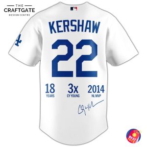 Los Angeles Dodgers x Clayton Kershaw Thanks For The Memories