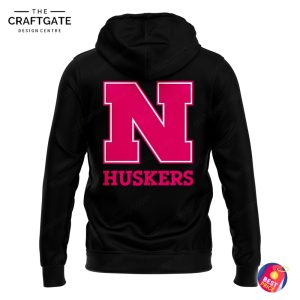 Nebraska Cornhuskers 2025 Breast Cancer Hoodie