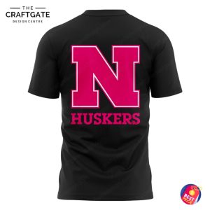 Nebraska Cornhuskers Football Breast Cancer Awareness 2025 T-Shirt