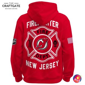 New Jersey Devils x Firefighter Night 2025 Hoodie