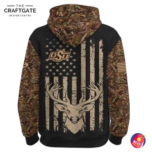 Oklahoma State Cowboys Deer Hunter Hoodie