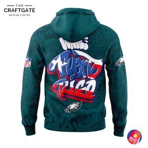 Philadelphia Eagles 2025 Heritage Celebrattion Series Puerto Rican Hoodie
