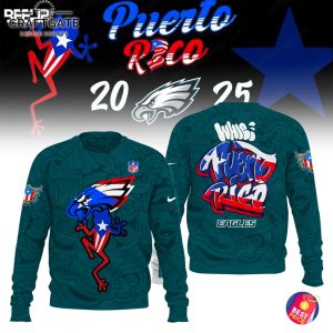Philadelphia Eagles 2025 Puerto Rico Hoodie