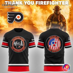 Philadelphia Flyers Thank You Firefighter 2025 Hoodie