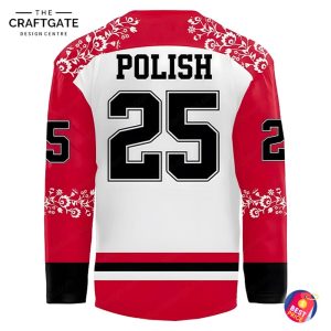 Pittsburgh Penguins x Polish Heritage Appreciation Night 2025 Custom Hockey Jersey