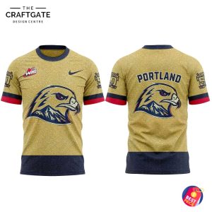 Portland Winterhawks 50th Golden Hoodie