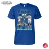 A royal blue t-shirt featuring Seattle Mariners players Griffey and Raleigh, celebrating the 56 home run record.