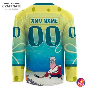 South Carolina Stingrays 2025 SpongeBob SquarePants Hockey Jersey