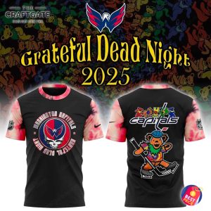 Washington Capitals 2025 Grateful Dead Night Hoodie