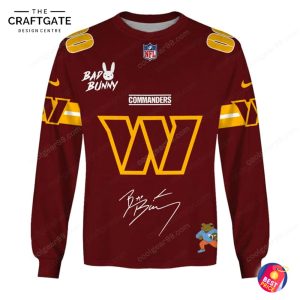 Washington Commanders x Bad Bunny 2026 Super Bowl Hoodie