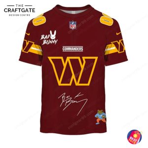 Washington Commanders x Bad Bunny 2026 Super Bowl Hoodie