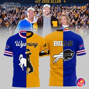Buffalo Bills 2025 Wyoming Gold Green Version Hoodie