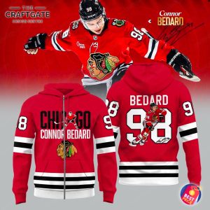 Chicago Blackhawks x Connor Bedard Special Edition Hoodie