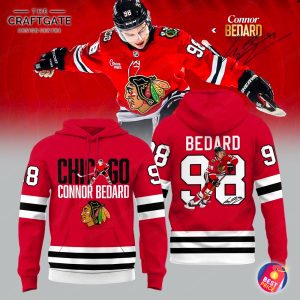 Chicago Blackhawks x Connor Bedard Special Edition Hoodie