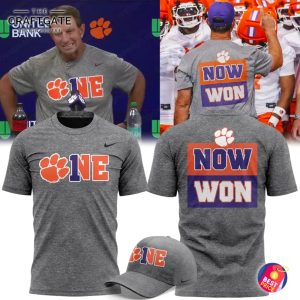 Clemson Tigers 2025 Now Won Hoodie