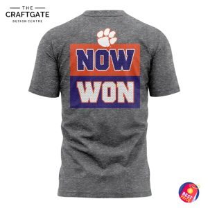 Clemson Tigers 2025 Now Won Hoodie