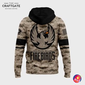 Coachella Valley Firebirds 11-11-2025 Military Appreciation Night Hoodie