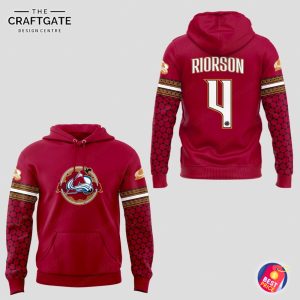 Colorado Avalanche x Riorson Fourth Wing Night Hoodie