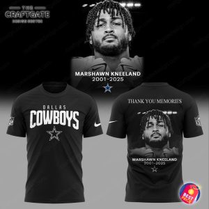 Dallas Cowboys Marshawn Kneeland 2001-2025 Thank You Memories Hoodie