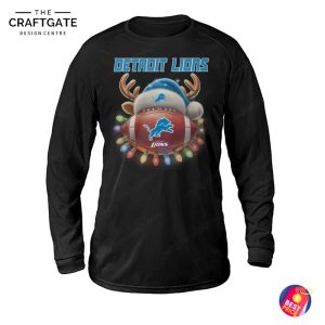 Detroit Lions Merry Christmas T-Shirt