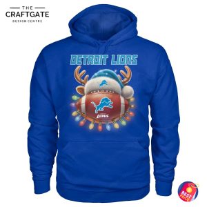 Detroit Lions Merry Christmas T-Shirt