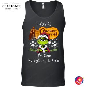 Grinch I Work At Cracker Barrel T-Shirt
