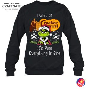 Grinch I Work At Cracker Barrel T-Shirt