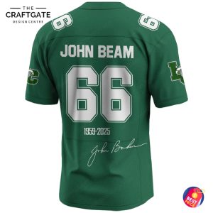 Laney College Eagles A Fan John Beam 1959-2025 Football Jersey