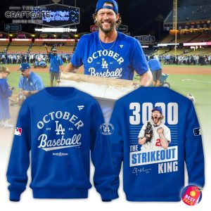 Los Angeles Dodgers 2025 October Baseball Hoodie