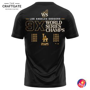 Los Angeles Dodgers 9x World Series Champs Hoodie