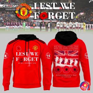 Manchester United F.C 2025 Lest We Forget Hoodie