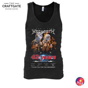 Megadeth 43th Thank You For The Memories T-Shirt