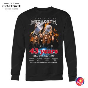 Megadeth 43th Thank You For The Memories T-Shirt